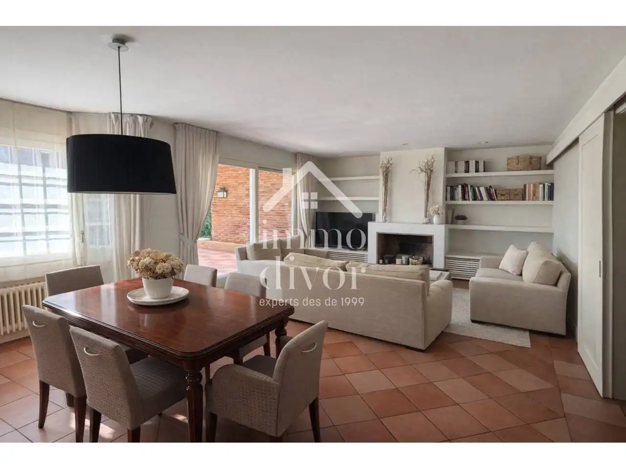 Sala de estar de Casa o chalet en venta en Sant Vicenç de Montalt con Calefacción, Jardín privado y Terraza