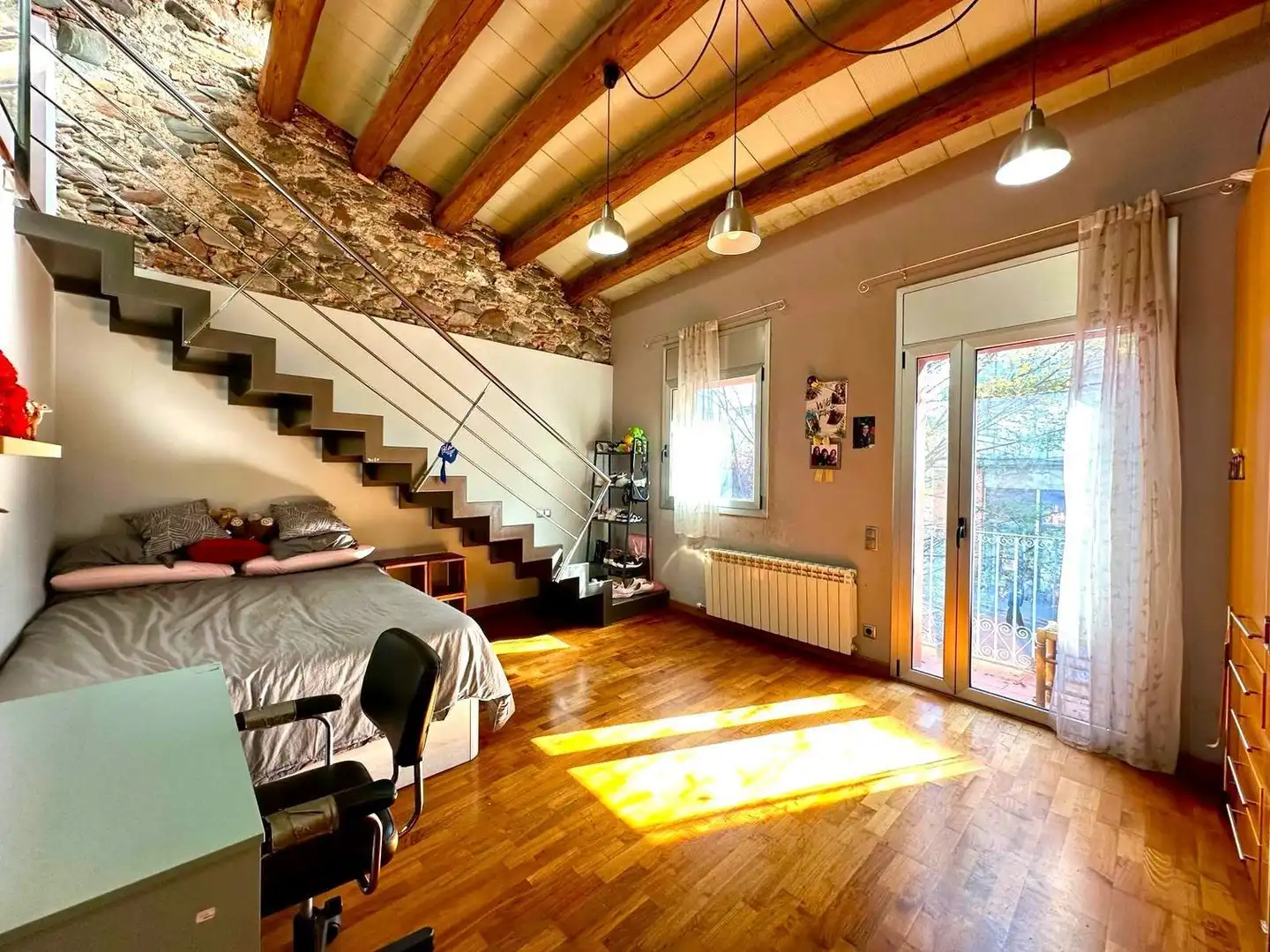 Wohnzimmer von Haus oder Chalet zum Verkauf in Granollers mit Klimaanlage, Privatgarten und Terrasse