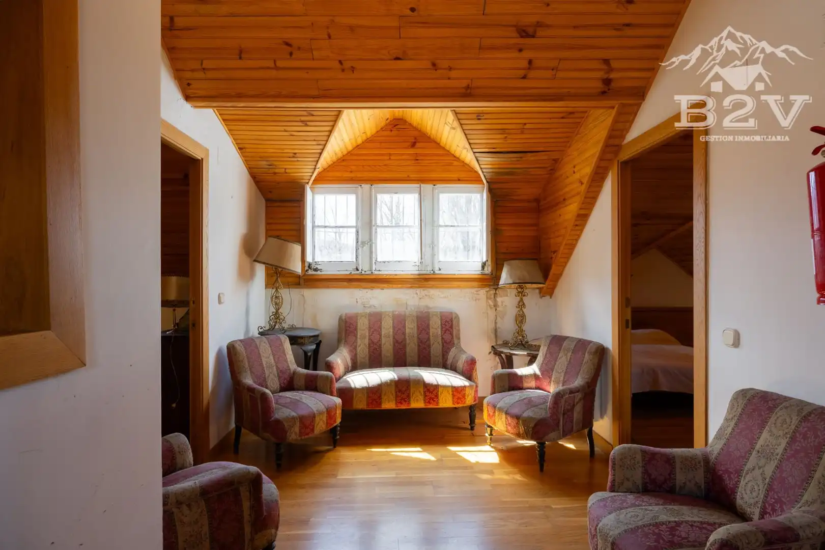 Sala de estar de Casa o chalet en venta en Alameda del Valle con Calefacción, Jardín privado y Terraza