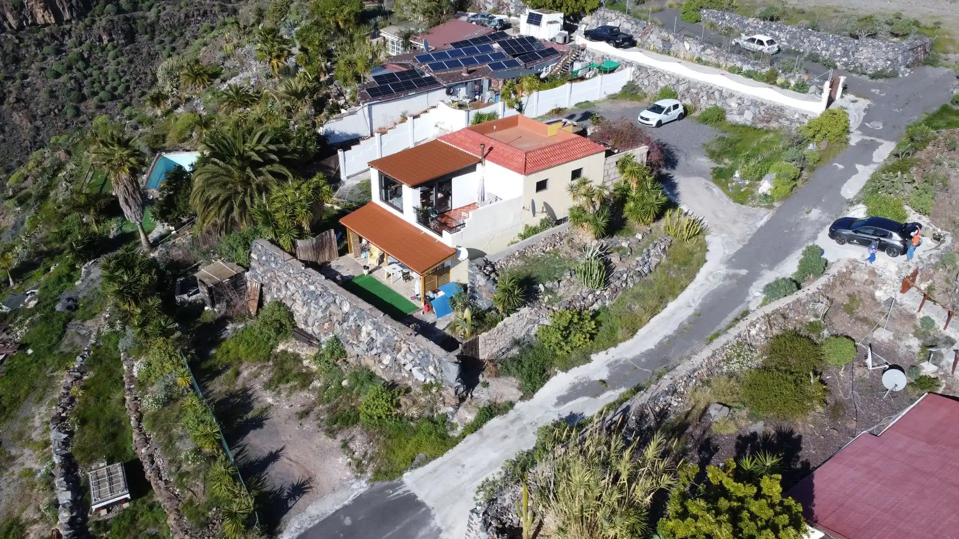 Außenansicht von Haus oder Chalet zum Verkauf in Guía de Isora mit Privatgarten und Möbliert