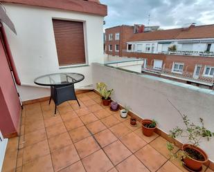 Balcony of Flat to rent in Bilbao   with Heating, Terrace and Furnished