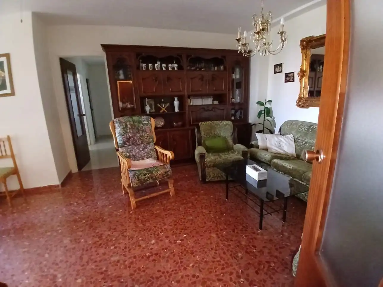Sala de estar de Piso en venta en Jerez de la Frontera con Aire acondicionado, Terraza y Amueblado