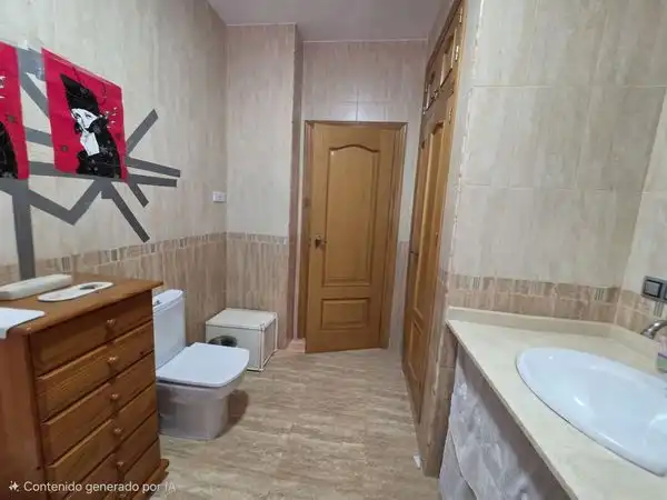Baño de Finca rústica en venta en Pulpí con Aire acondicionado, Jardín privado y Parquet