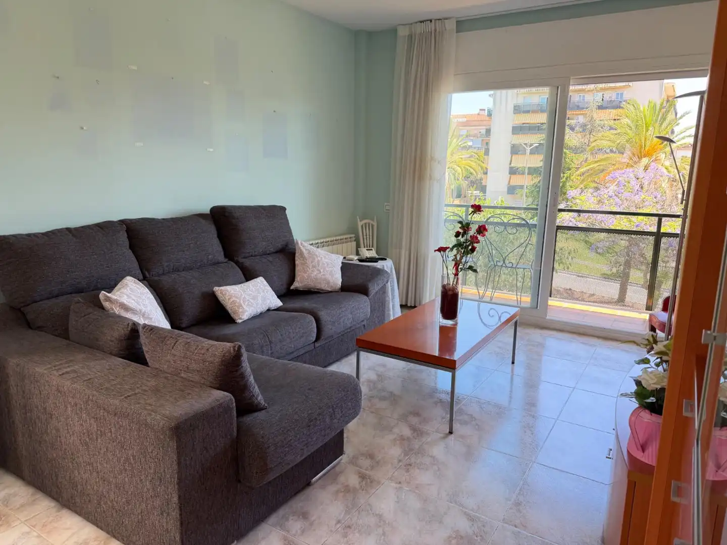 Sala de estar de Piso en venta en Mataró con Calefacción y Balcón