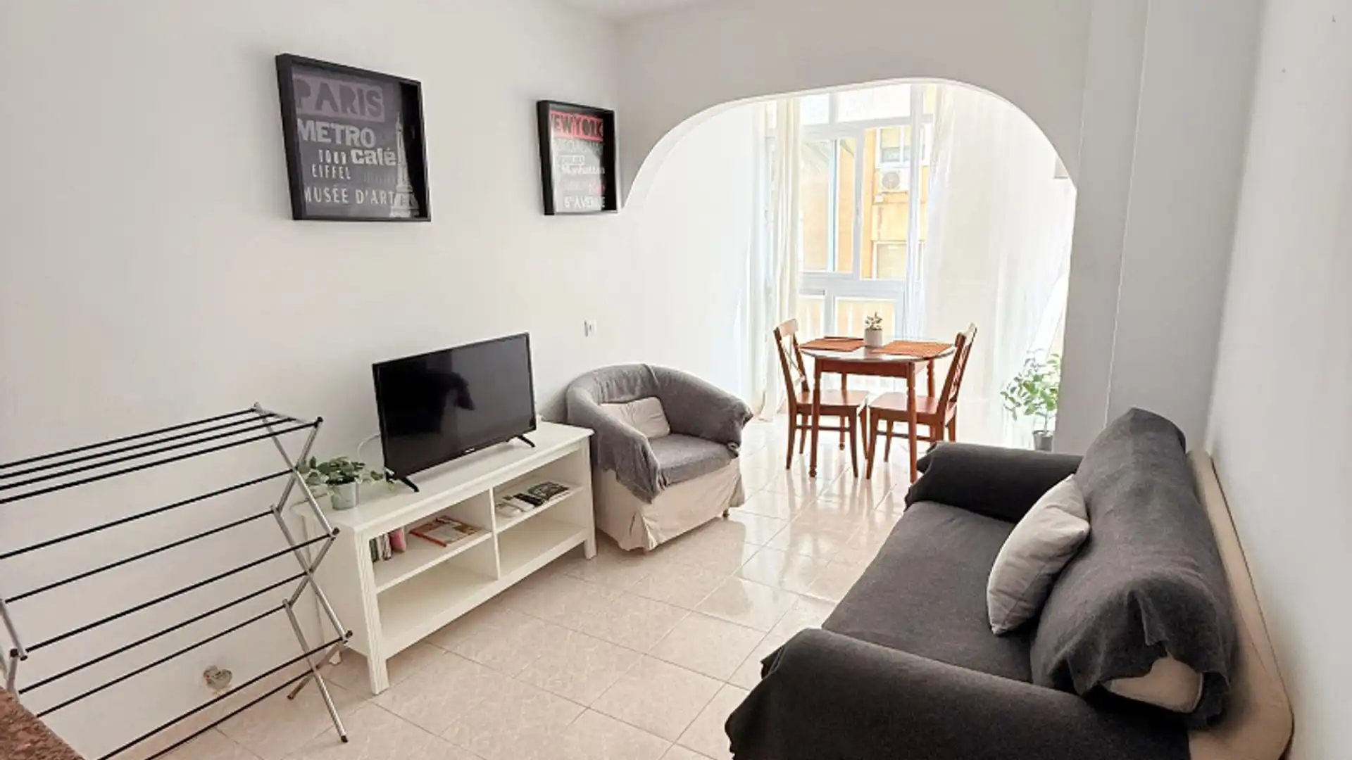 Sala de estar de Piso en venta en Málaga Capital con Aire acondicionado y Amueblado