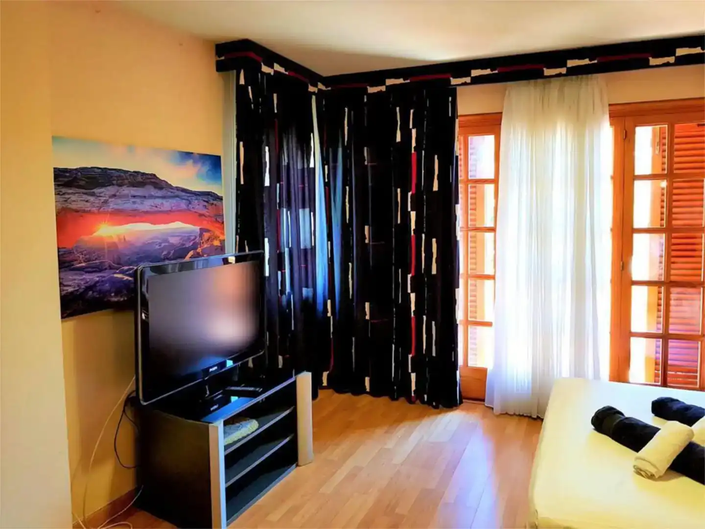 Sala d'estar de Casa o xalet de lloguer en Lloret de Mar amb Aire condicionat, Piscina i Moblat