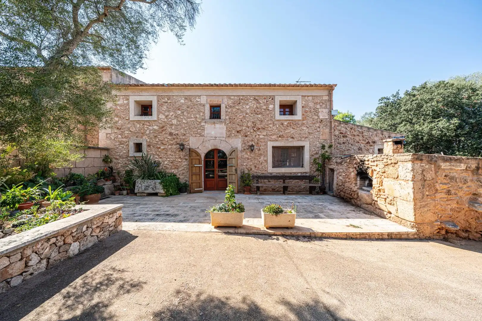 Vista exterior de Casa adosada en venta en Campos con Aire acondicionado, Calefacción y Jardín privado