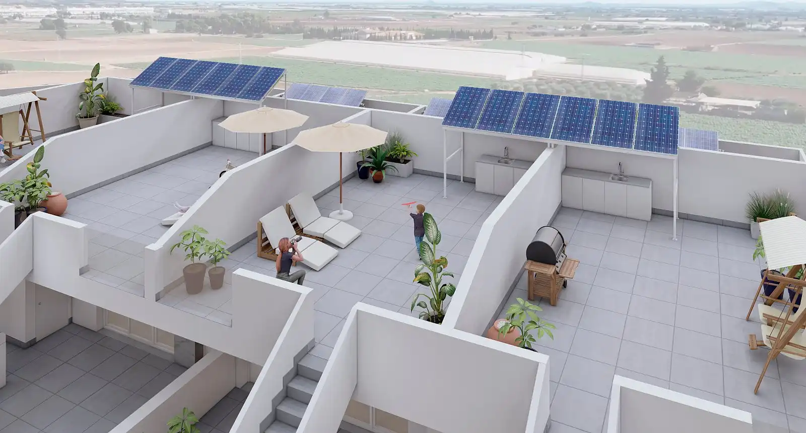 Apartament amb terrassa en venda a Roldán, imagen 7