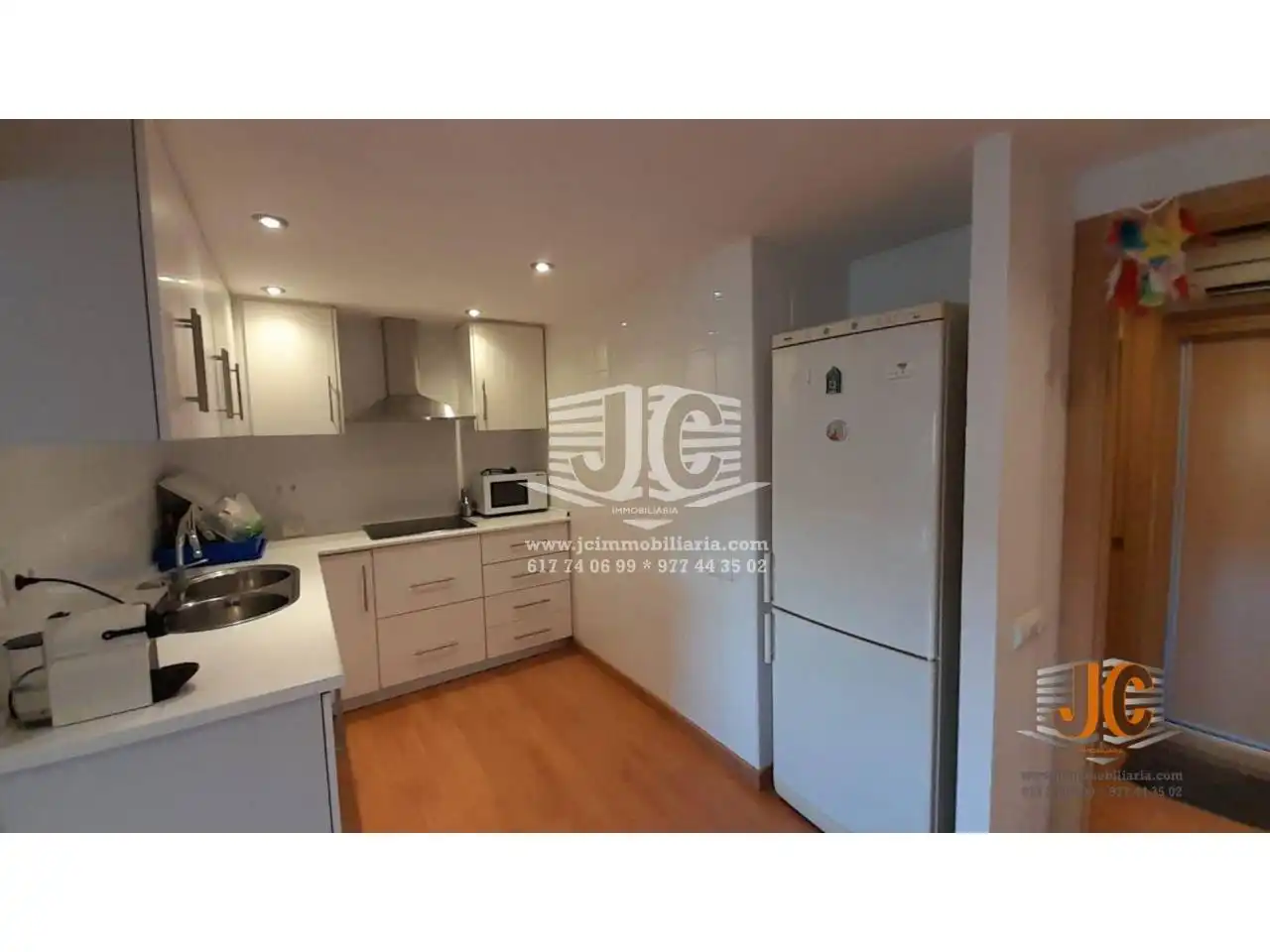 Cocina de Piso de alquiler en Tortosa con Aire acondicionado, Parquet y Amueblado