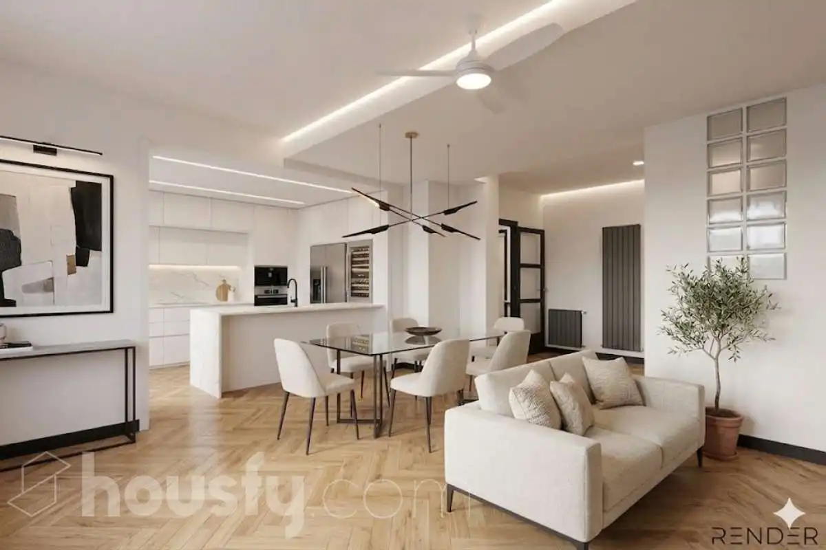 Sala d'estar de Dúplex en venda en Barcelona amb Calefacció