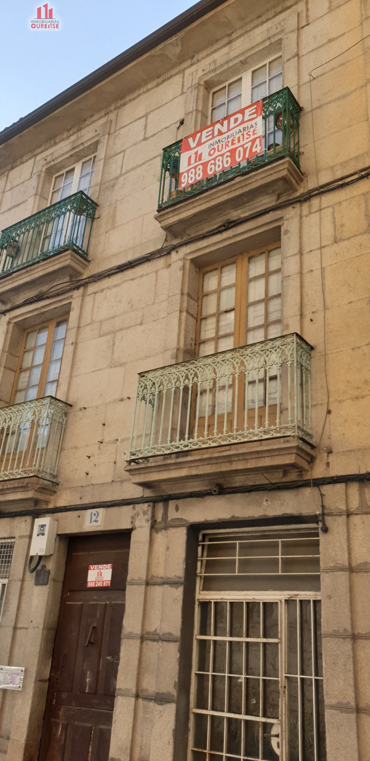 Balcony of Flat for sale in Ourense Capital 
