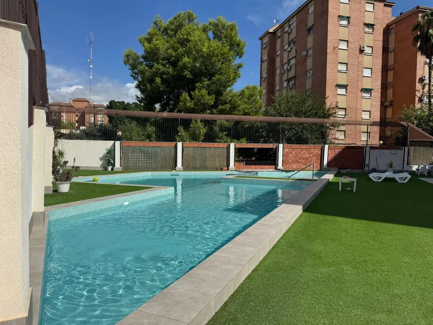 Piscina de Pis en venda en Murcia amb Aire condicionat, Jardí privat i Balcó