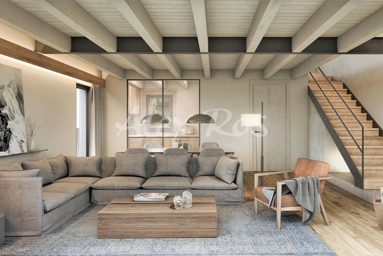 Sala d'estar de Casa o xalet en venda en Fontanals de Cerdanya