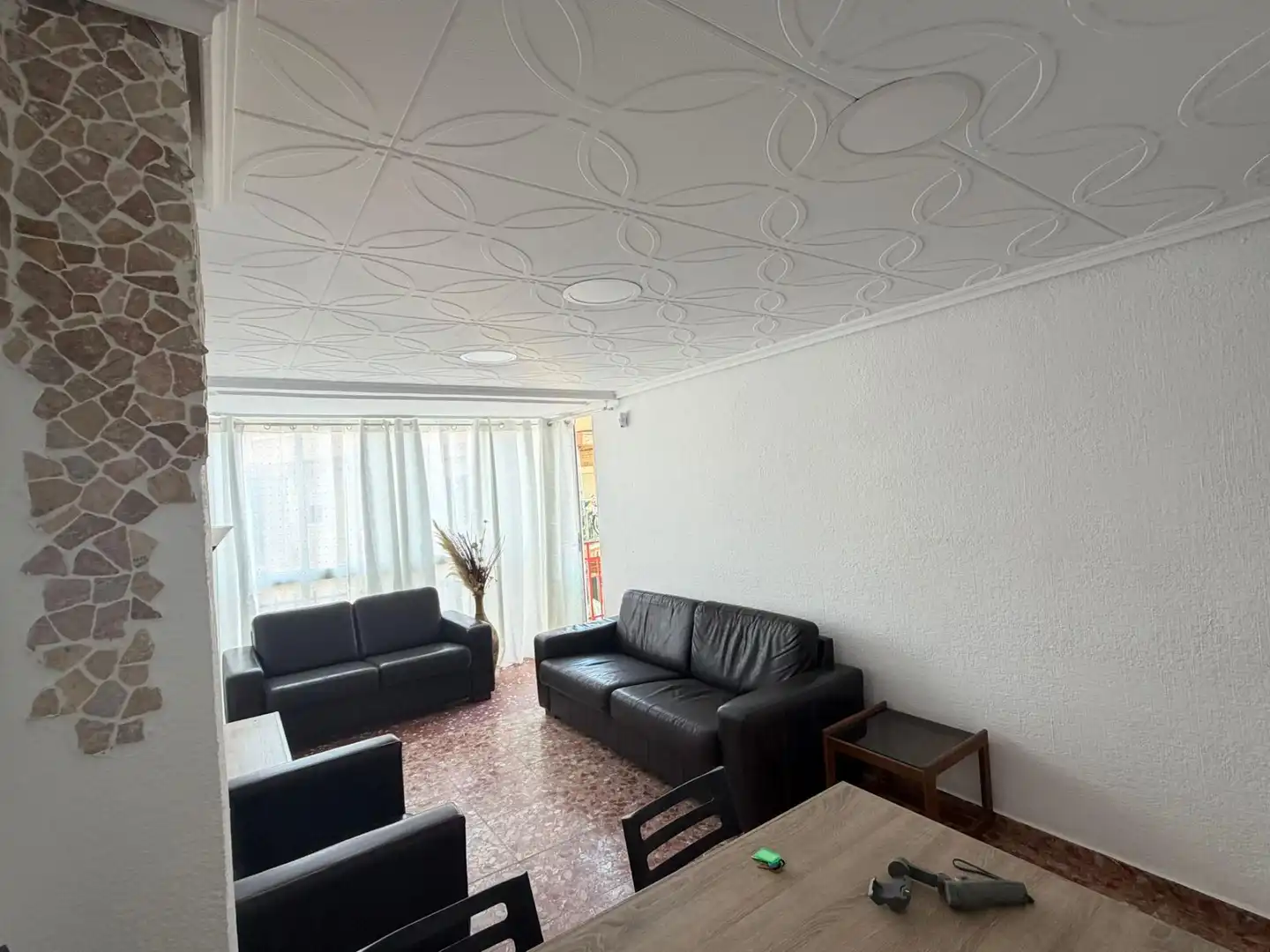 Wohnzimmer von Wohnung zur Miete in Alicante / Alacant mit Balkon