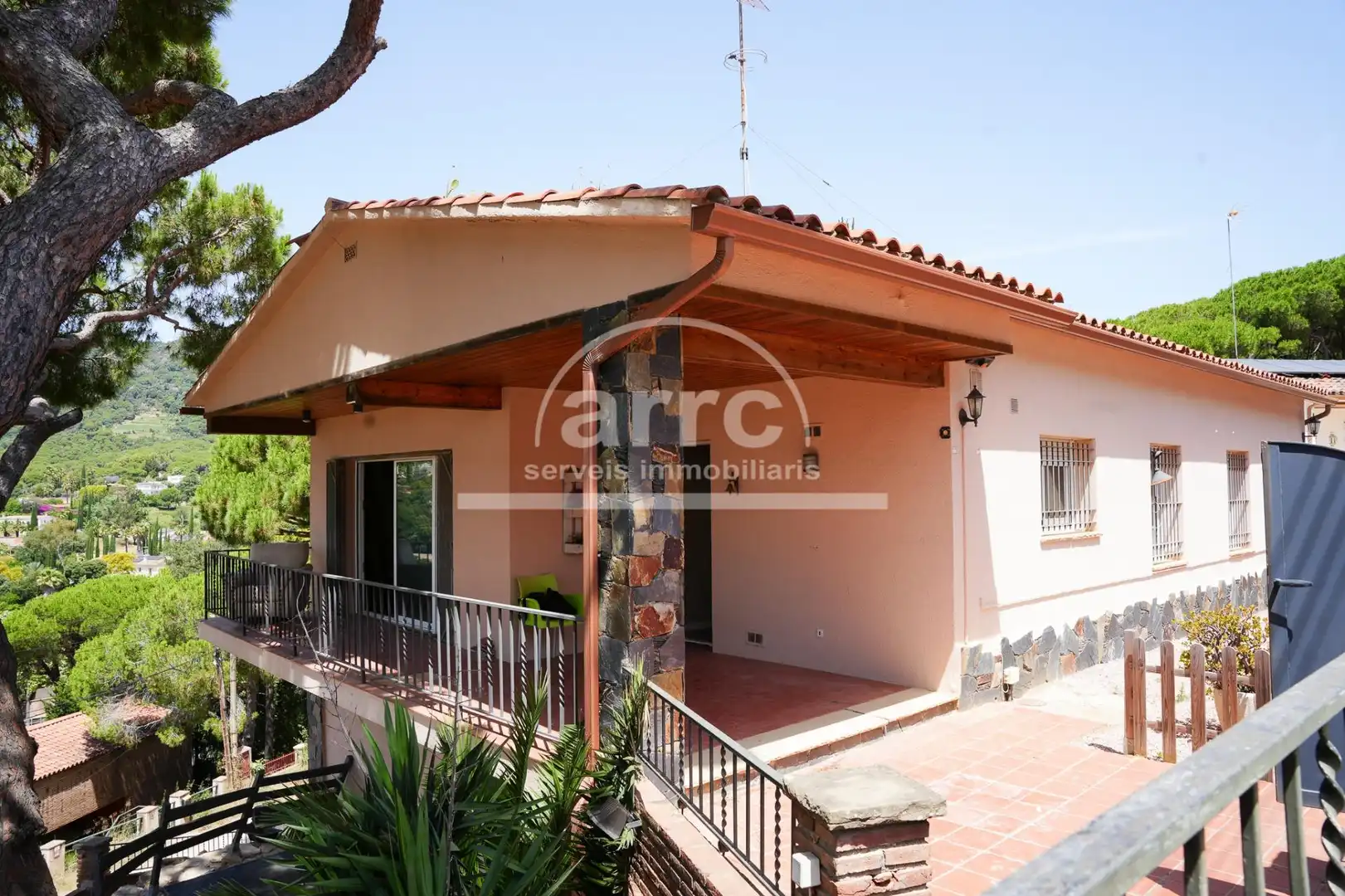 Exterior view of Houses for sale in Cabrils  with Heating, Private garden and Parquet flooring