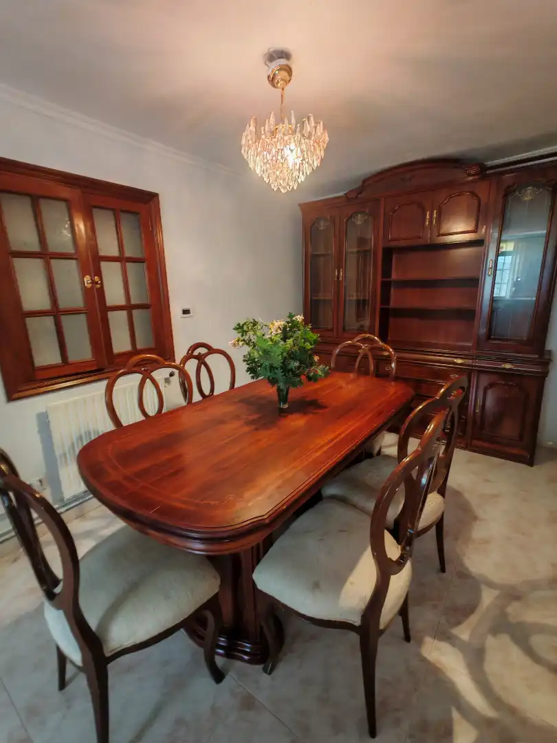 Dining room of Detached homes for rent in A Laracha    with Terrace, Storage room and Furnished