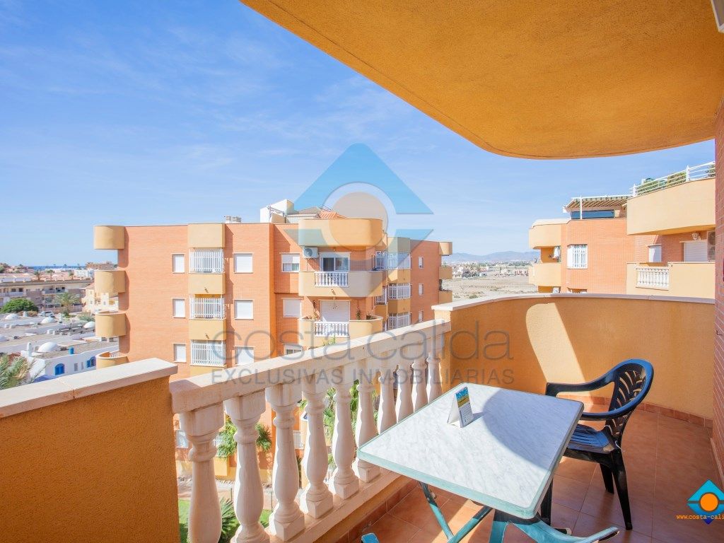 Exterior view of Flat for sale in Mazarrón  with Air Conditioner, Private garden and Terrace