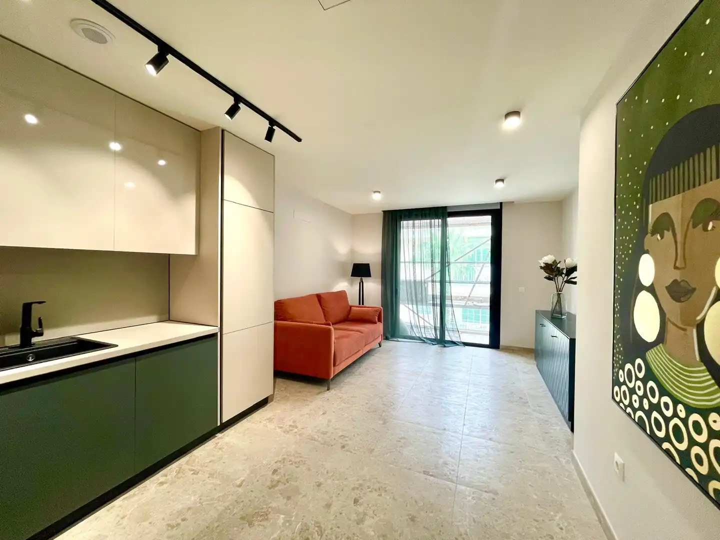 Sala de estar de Piso en venta en Guía de Isora con Terraza, Trastero y Balcón