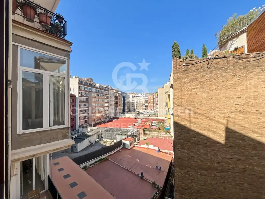 Schlafzimmer von Wohnung zur Miete in Barcelona mit Klimaanlage