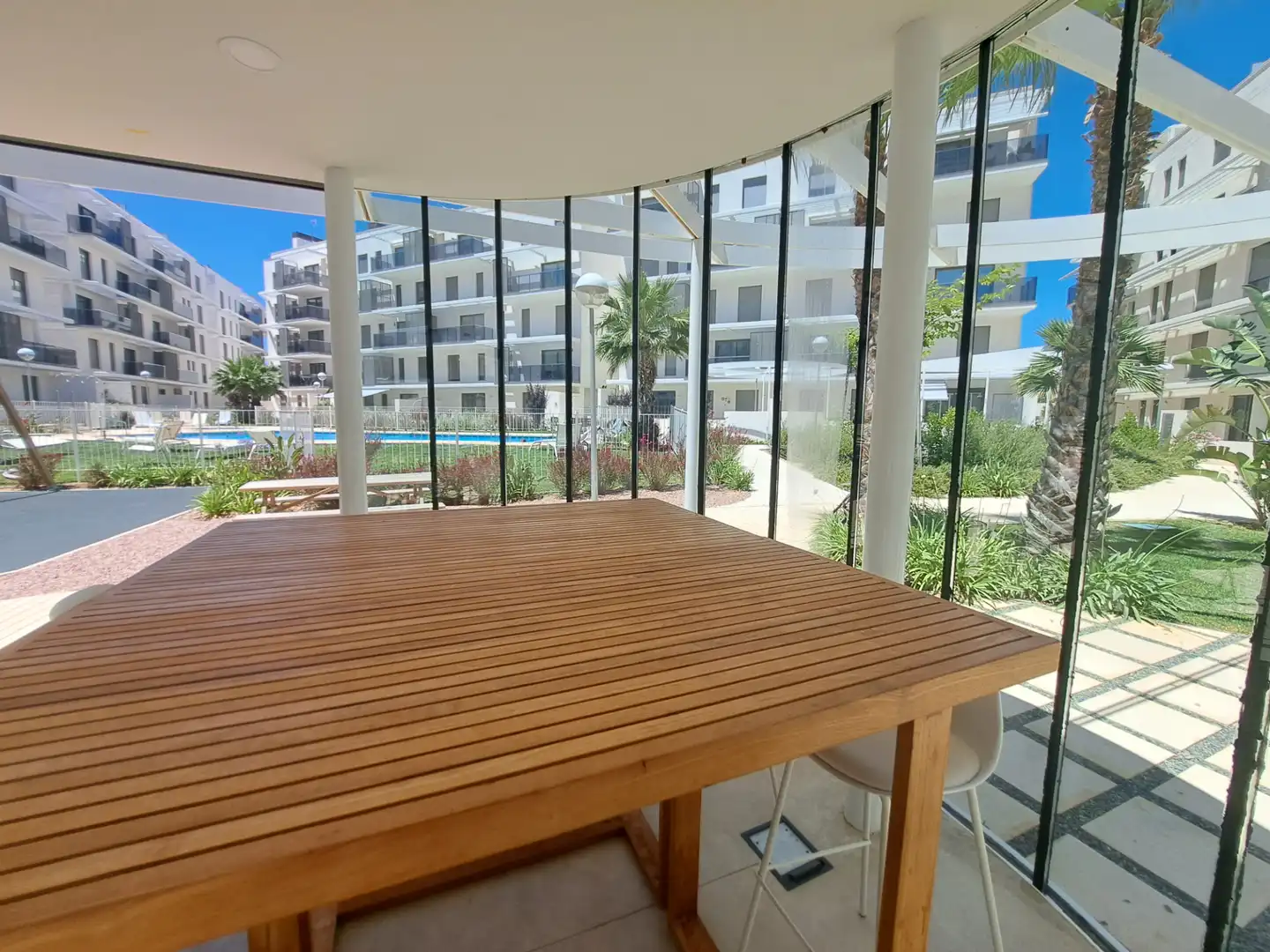 Terraza de Apartamento en venta en Dénia con Aire acondicionado, Calefacción y Jardín privado