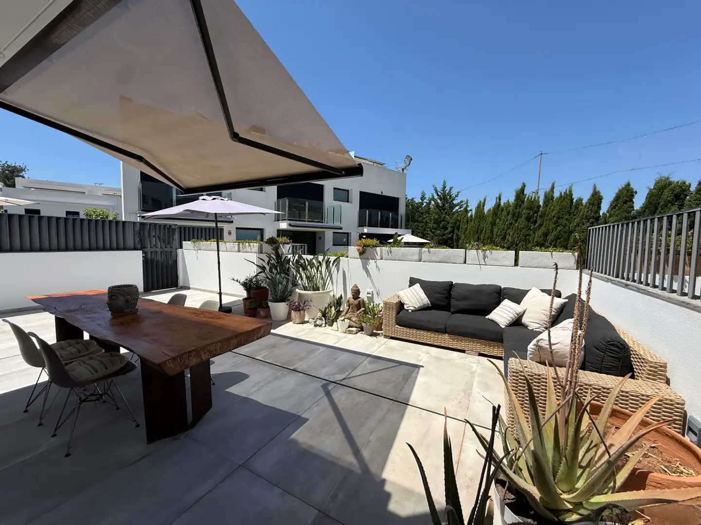 Terrace of Houses for sale in Santa Eulària des Riu  with Air Conditioner, Heating and Terrace