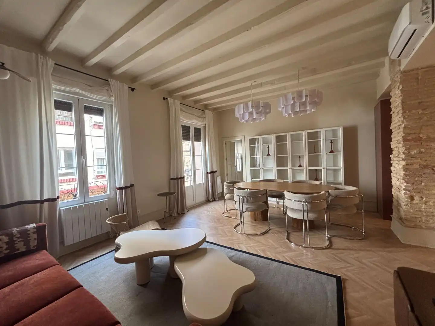Wohnzimmer von Wohnung zum Verkauf in Zaragoza mit Klimaanlage und Heizung