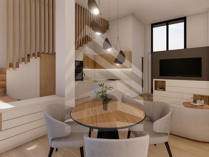 Dining room of Single-family semi-detached for sale in  Barcelona Capital  with Air Conditioner, Swimming Pool and Balcony