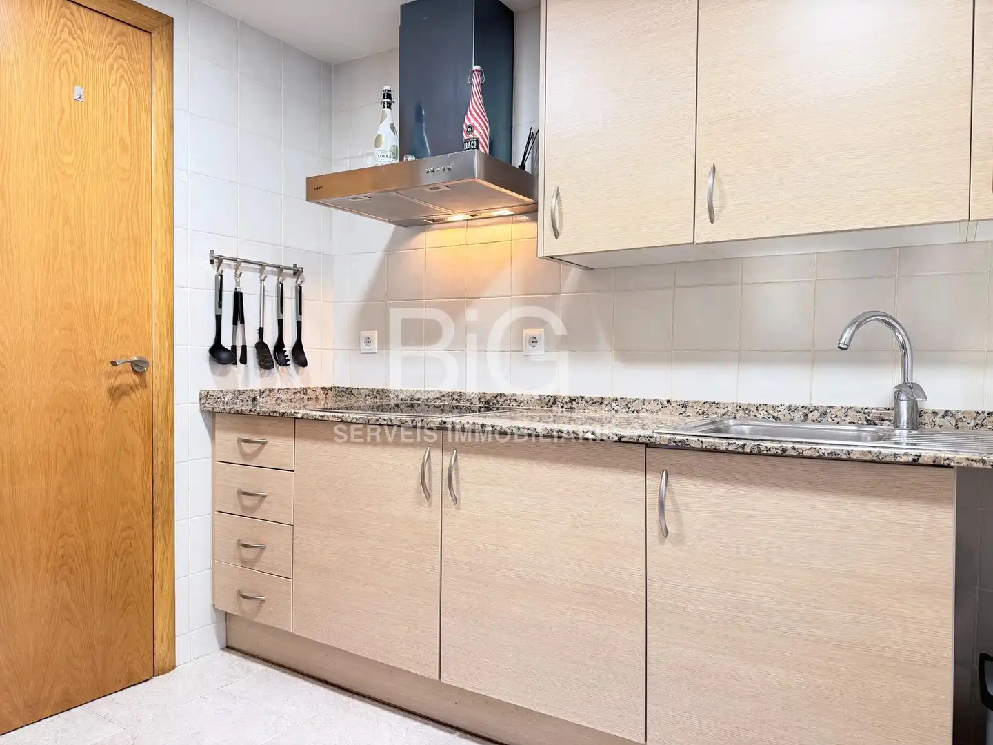 Kitchen of Flat for rent in Mataró  with Heating and Furnished
