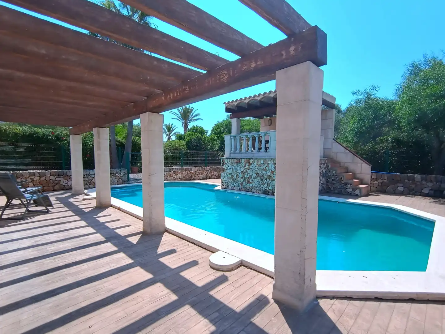 Piscina de Casa o xalet en venda en Sant Lluís amb Aire condicionat, Jardí privat i Terrassa