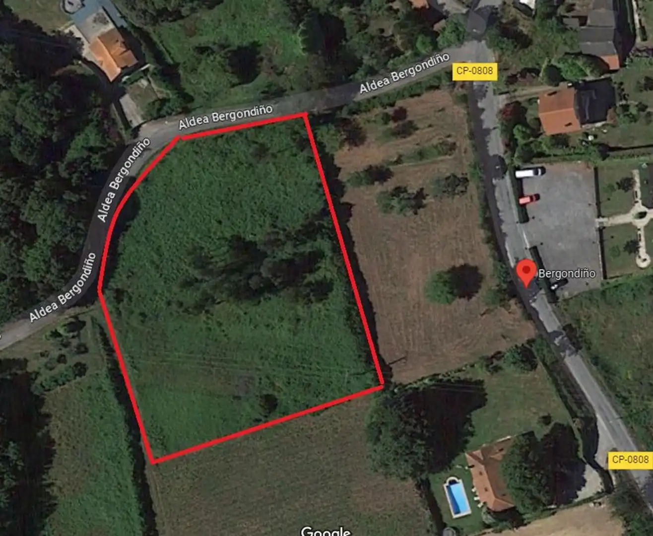 Terrain rustique à vendre à Lugar de Bergondiño Parcela 160 Buldades