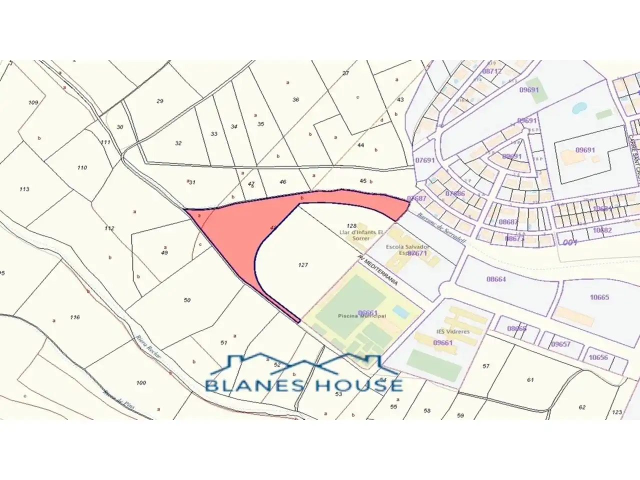 Terreno en venta en Vidreres