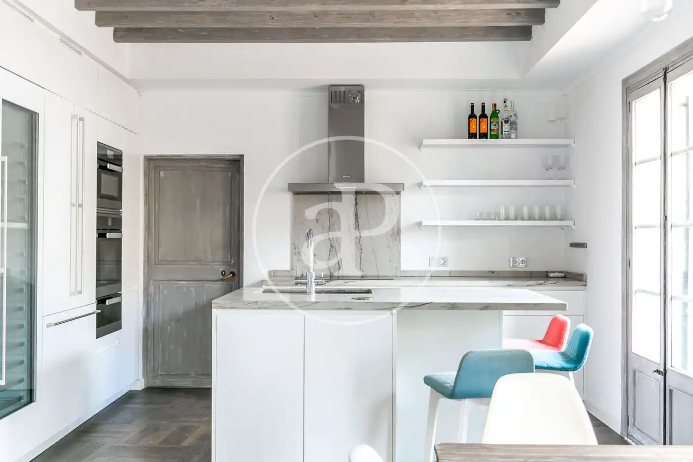 Cocina de Piso de alquiler en  Palma de Mallorca con Aire acondicionado, Calefacción y Terraza