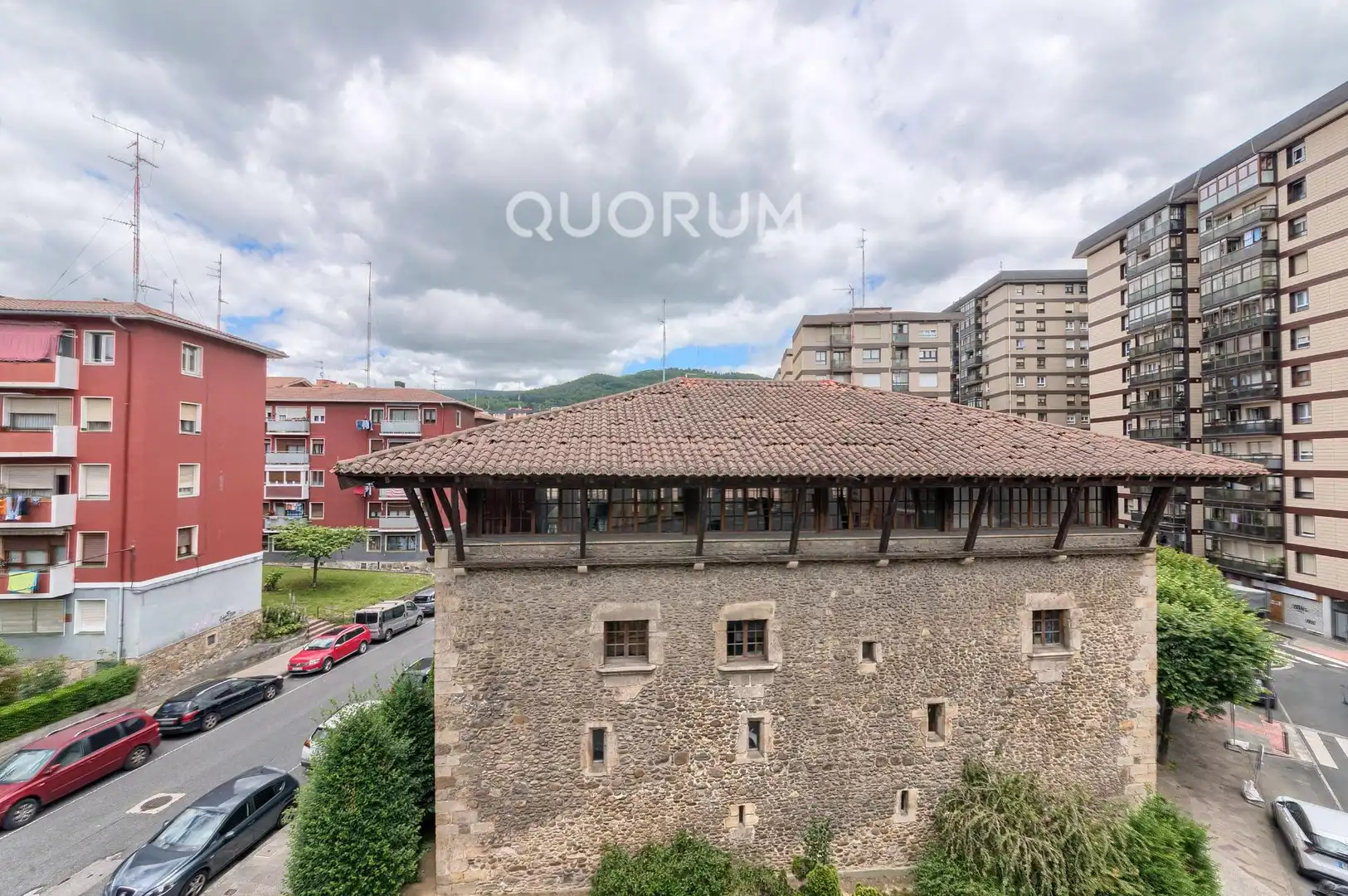 Exterior view of Flat for sale in Basauri   with Heating, Parquet flooring and Terrace