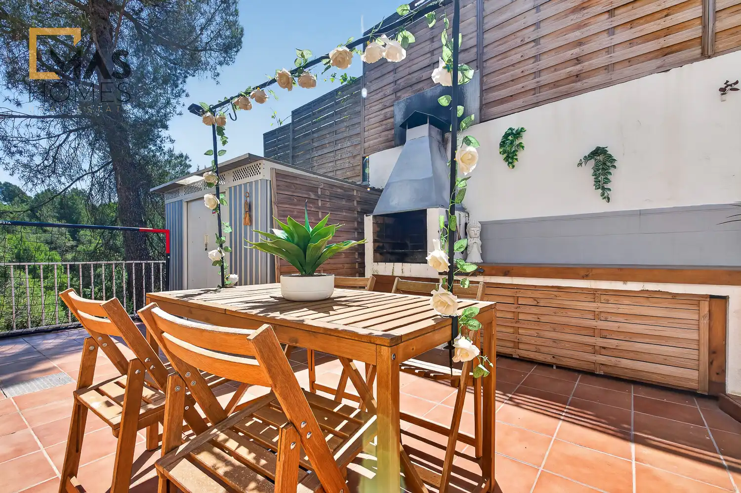 Terrassa de Casa o xalet en venda en Vacarisses amb Aire condicionat, Calefacció i Jardí privat