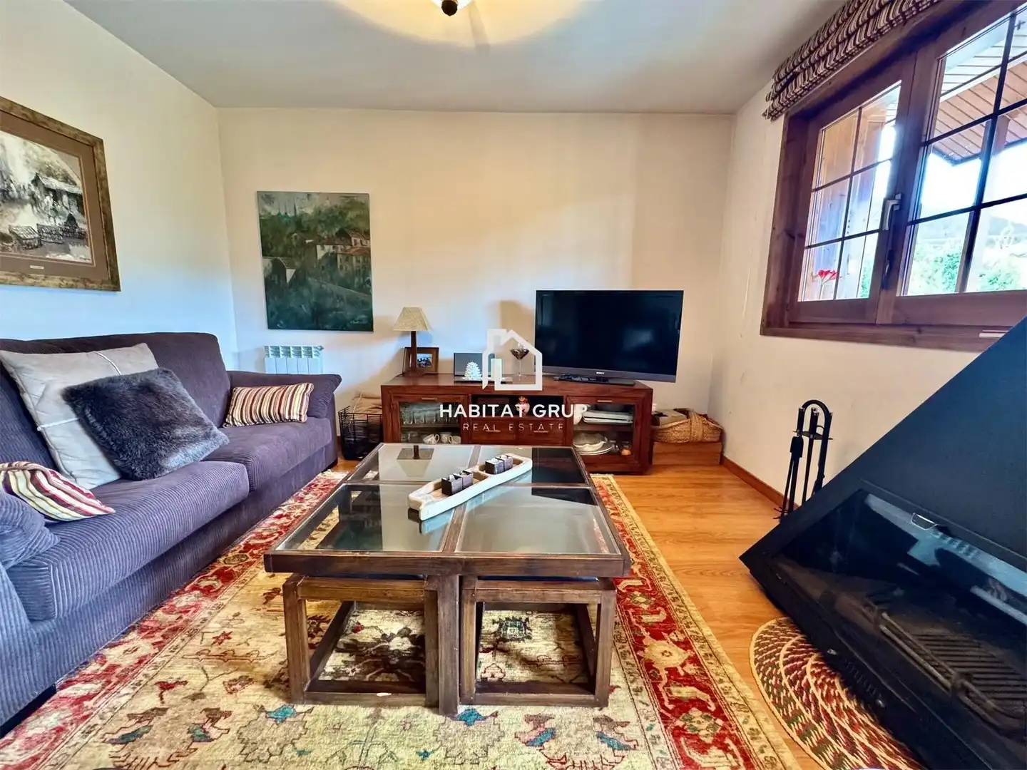 Sala de estar de Dúplex en venta en Alp con Calefacción, Terraza y Trastero