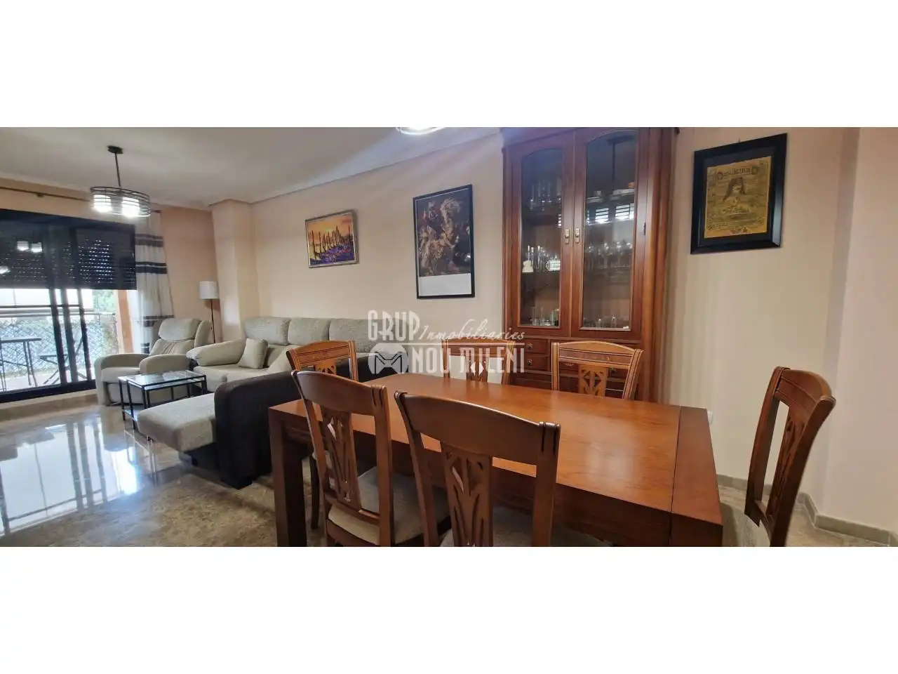 Dining room of Flat for rent in Catarroja  with Air Conditioner, Heating and Terrace
