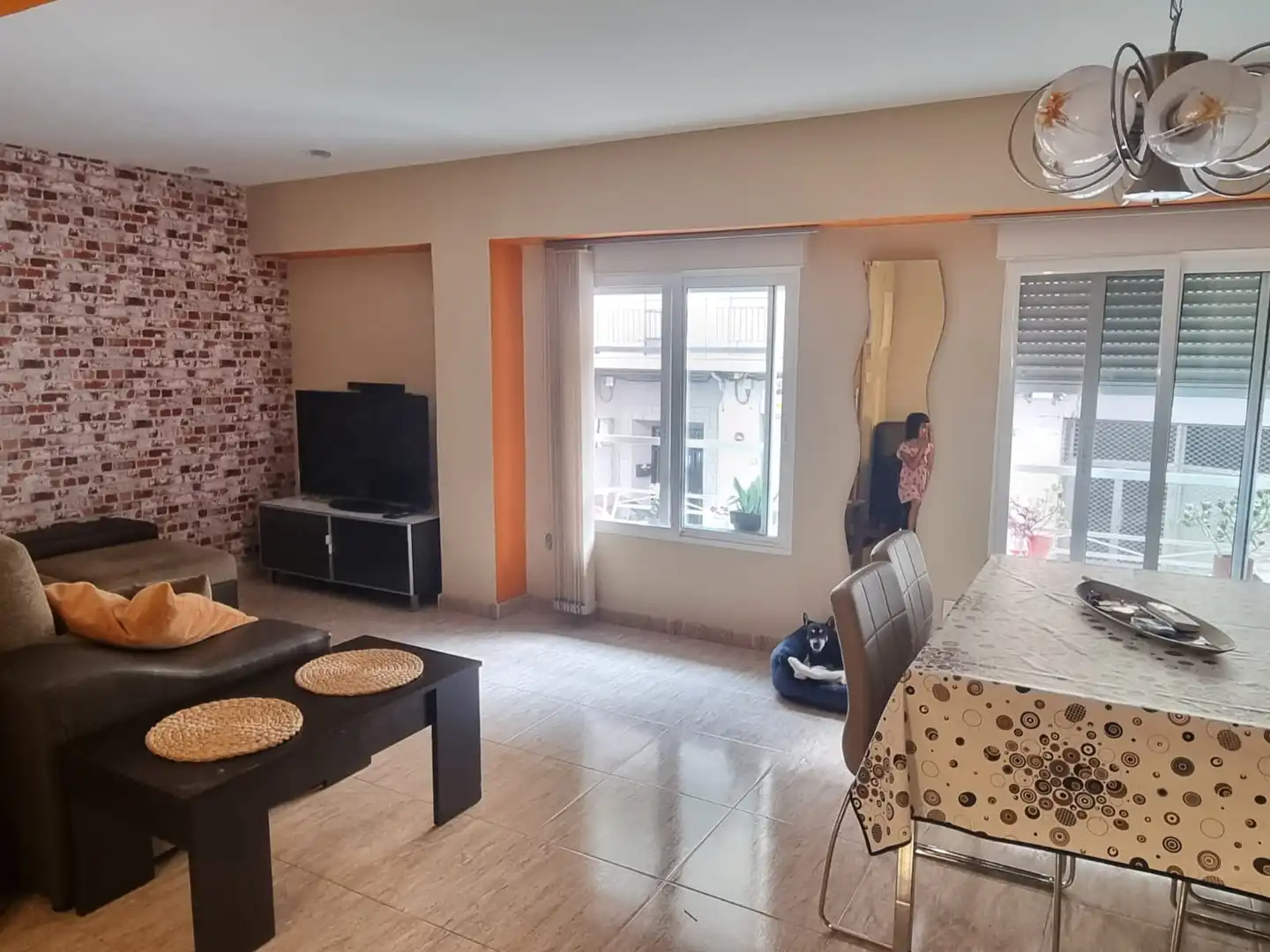 Sala de estar de Piso en venta en Alcoy / Alcoi con Aire acondicionado y Amueblado