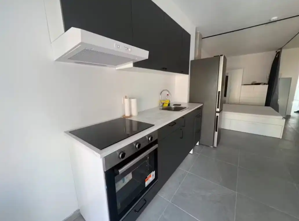 Kitchen of Flat for rent in Valencia  with Air Conditioner, Heating and Terrace