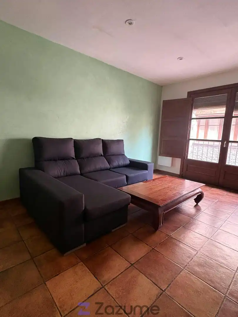 Living room of Flat for rent in Sant Llorenç de la Muga  with Heating, Terrace and Furnished
