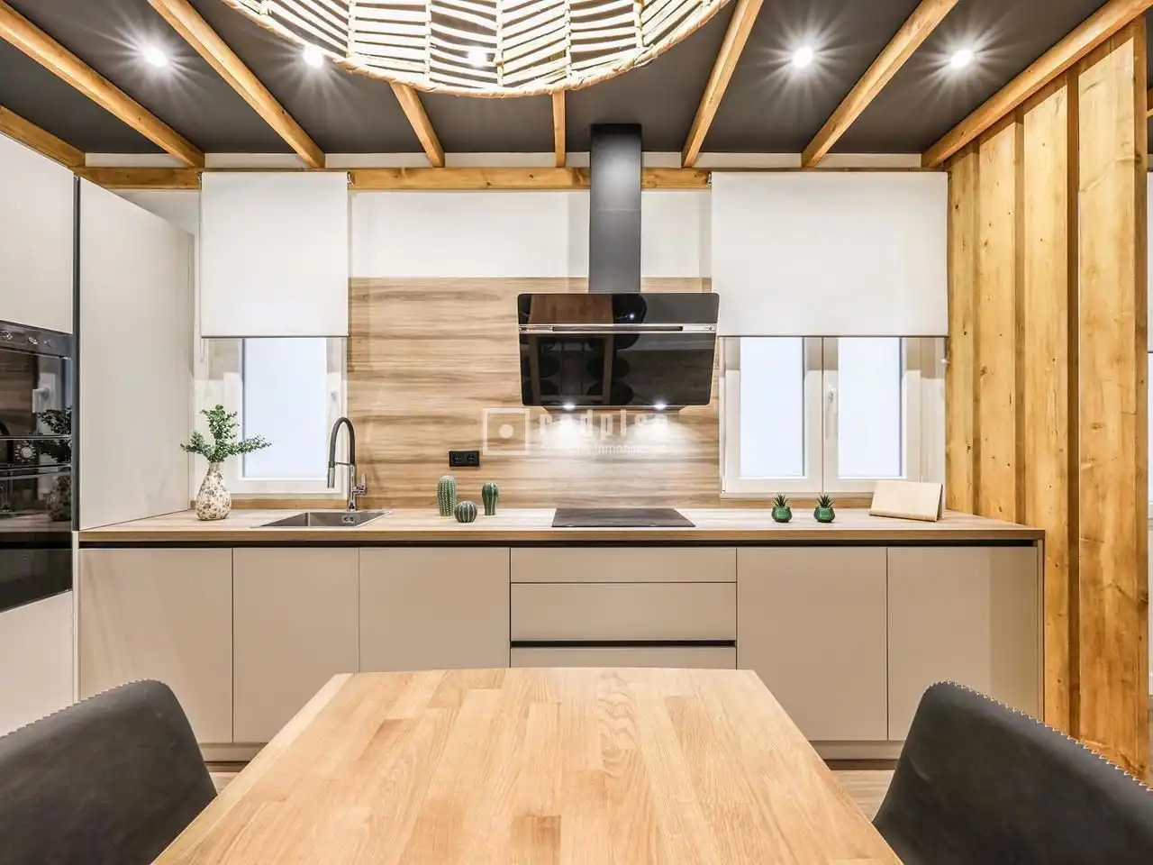 Kitchen of Flat for sale in Madrid  with Air Conditioner, Heating and Terrace