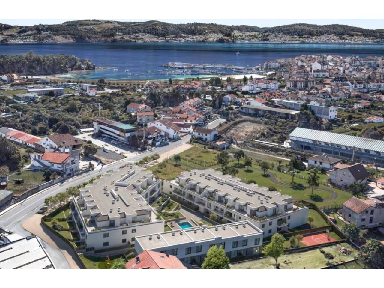 Exterior view of Apartment for sale in Sanxenxo  with Air Conditioner, Heating and Terrace