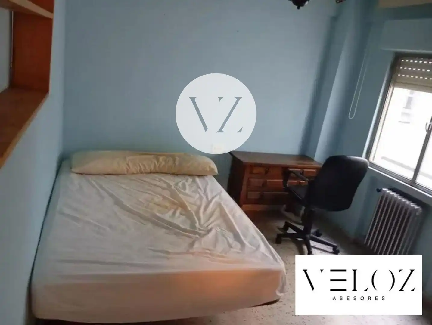 Schlafzimmer von Wohnung zur Miete in Salamanca mit Heizung, Terrasse und Möbliert