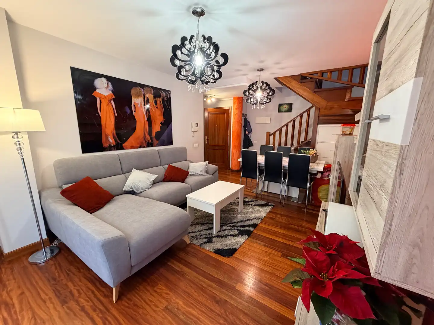 Sala de estar de Dúplex en venta en Torrelavega  con Calefacción, Parquet y Trastero