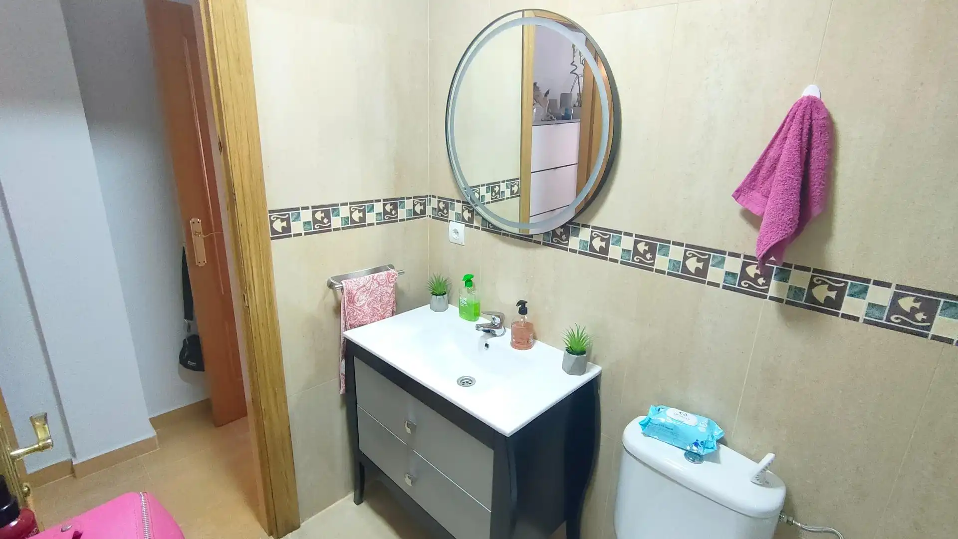 Baño de Apartamento en venta en Pulpí con Aire acondicionado, Terraza y Amueblado