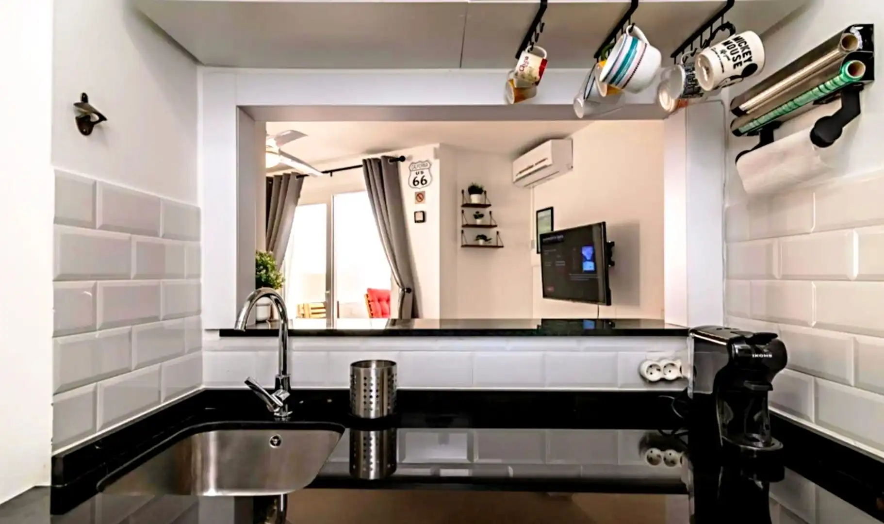 Küche von Wohnung zum Verkauf in Benalmádena mit Klimaanlage, Heizung und Terrasse