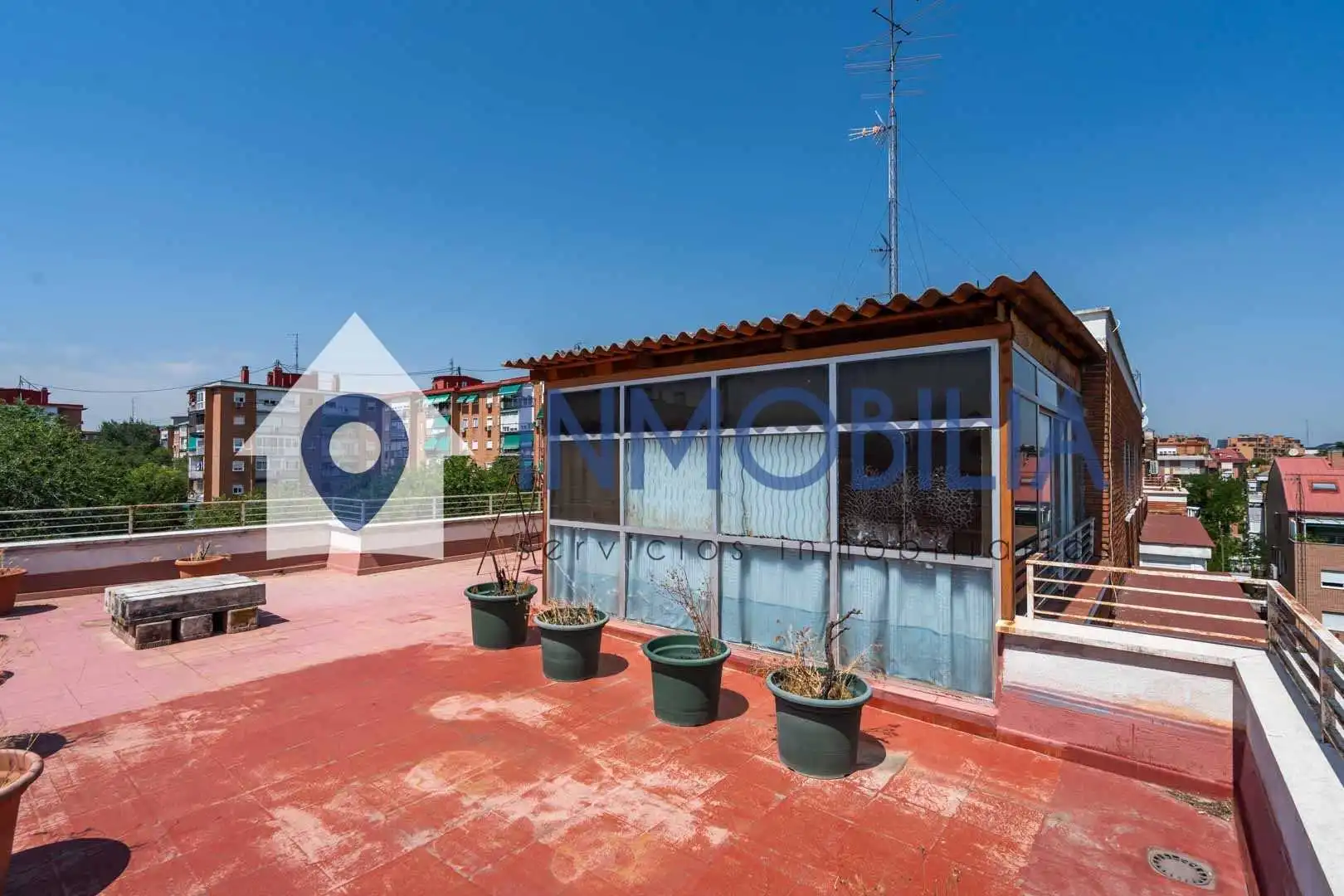 Terraza de Ático en venta en Madrid con Calefacción y Terraza