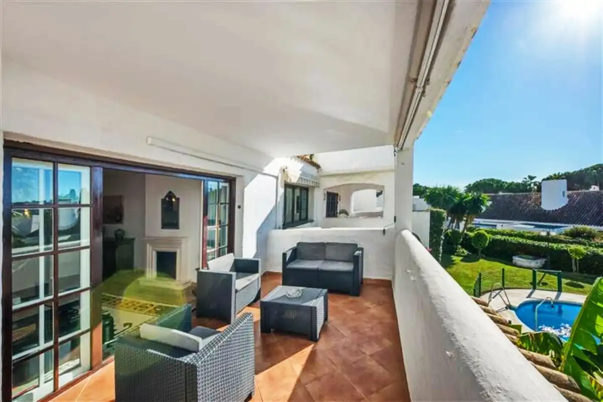 Garden of Apartments for rent in Marbella  with Air Conditioner, Furnished and Balcony