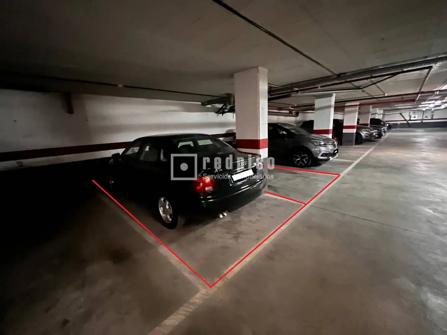 Parking of Flat for sale in Madrid  with Air Conditioner, Heating and Private garden