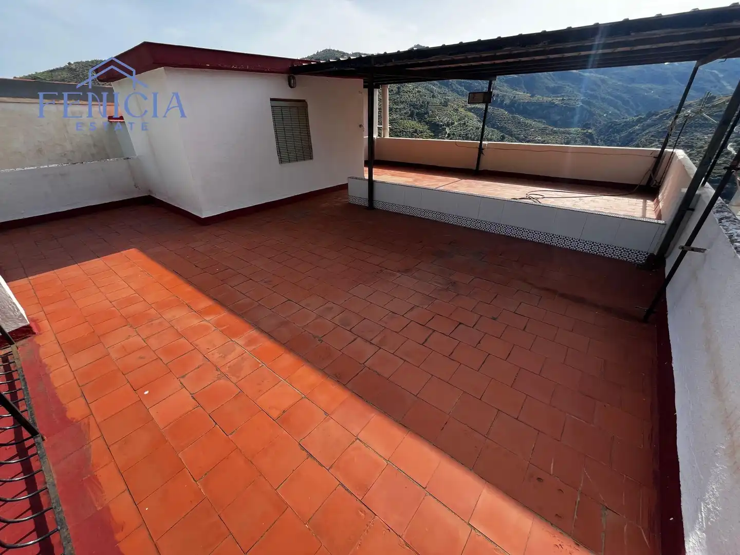 Terraza de Finca rústica en venta en Lentegí con Aire acondicionado, Jardín privado y Terraza