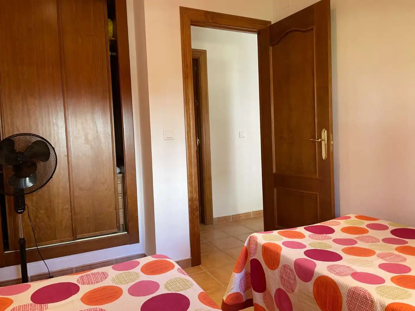 Schlafzimmer von Wohnungen zur Miete in Vera mit Klimaanlage, Heizung und Terrasse